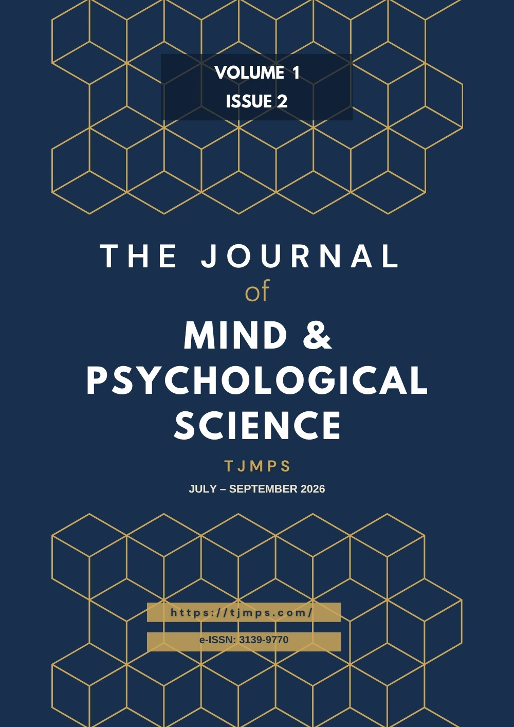TJMPS Vol. 1 Issue 2 cover, July-September 2026, e-ISSN 3139-9770