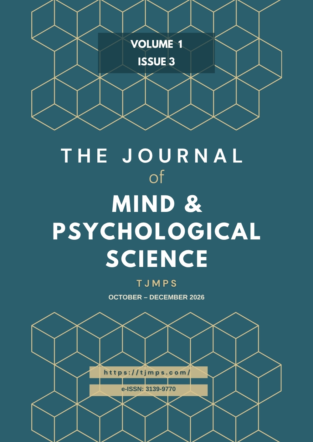 TJMPS Vol. 1 Issue 3 cover, October-December 2026, e-ISSN 3139-9770
